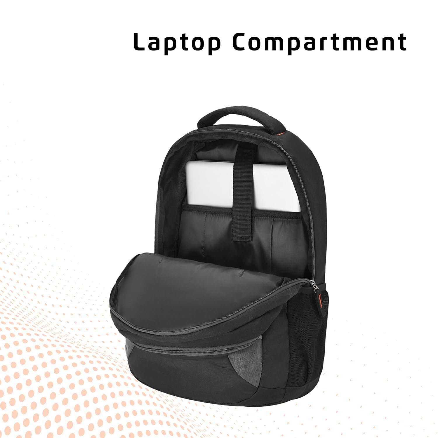 61a7KkgPvTL._SL1500_ (6) Safari Omega spacious/large laptop backpack with Raincover, college bag, travel bag for men and women, Black, 30 Litre - Image 2